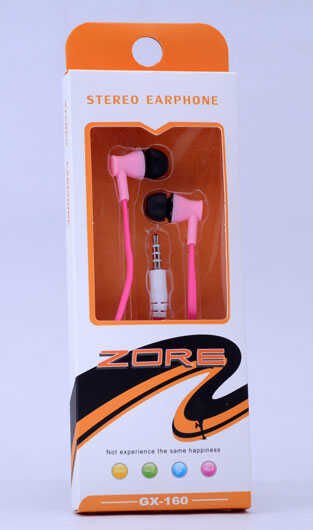Yüksek Kalite ve Ses Performanslı Kulaklık (GX-160 Stereo Kulaklık) Pembe