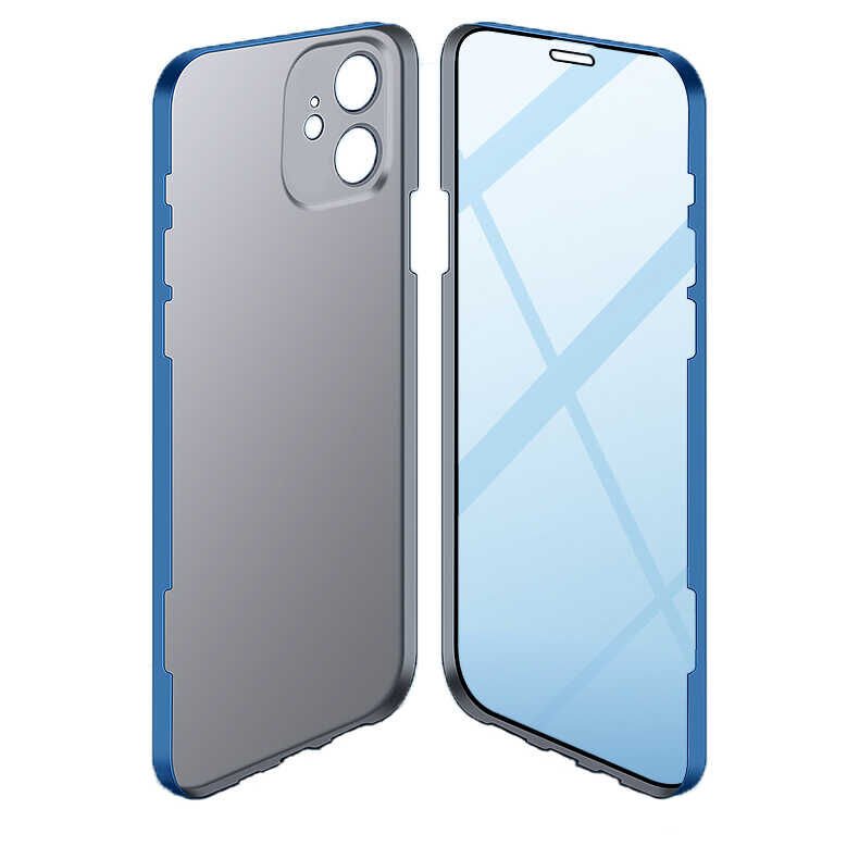 Apple iPhone 12 Kılıf HEPTEKİLETİŞİM Led Kapak