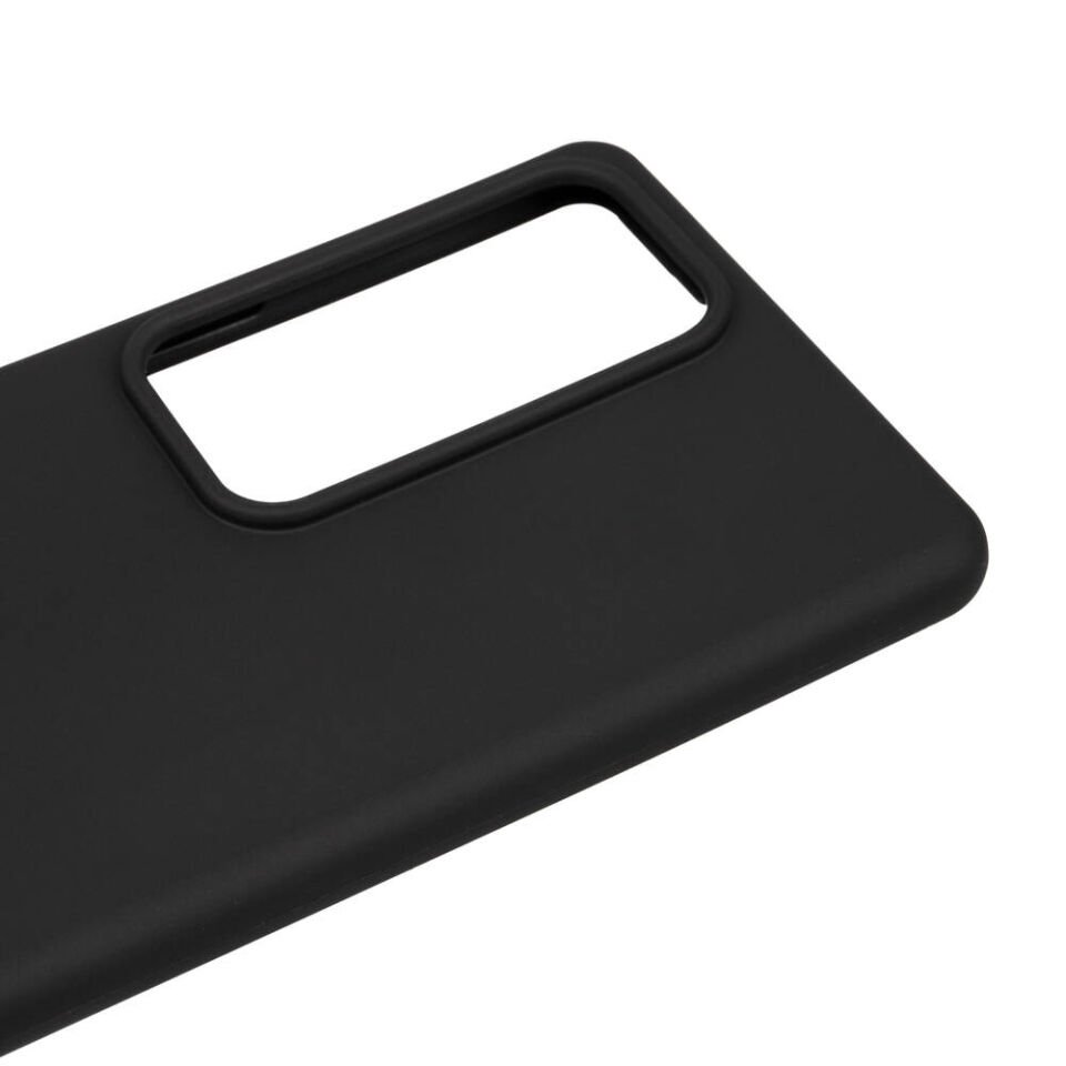 Vivo V30 Kılıf Kamera Korumalı Esnek Renkli Silikon Kapak (Biye) Siyah