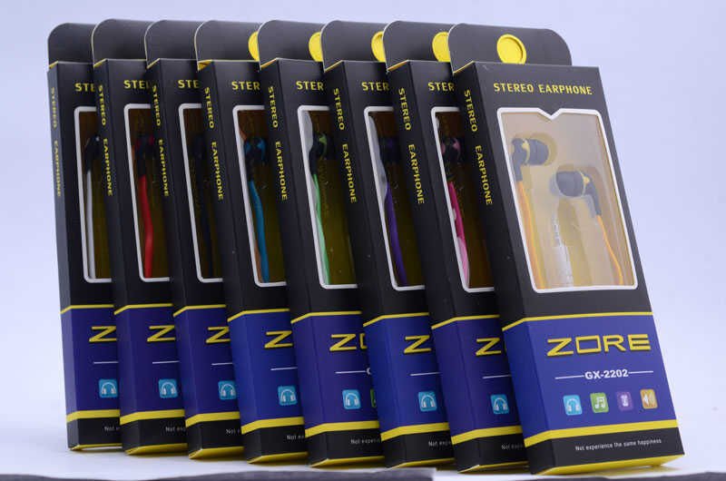 Yüksek Kalite ve Ses Performanslı Kulaklık (GX-2202 Stereo Mp3 Kulaklık Uzun Kutulu) Siyah