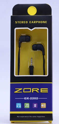 Yüksek Kalite ve Ses Performanslı Kulaklık (GX-2202 Stereo Mp3 Kulaklık Uzun Kutulu) Siyah