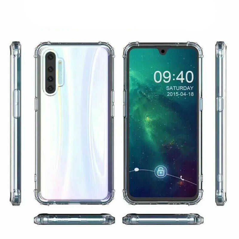 Realme XT Şeffaf Kılıf Köşelerde Darbelere Karşı Ultra Kalınlık (ANTİSHOCK) Renksiz