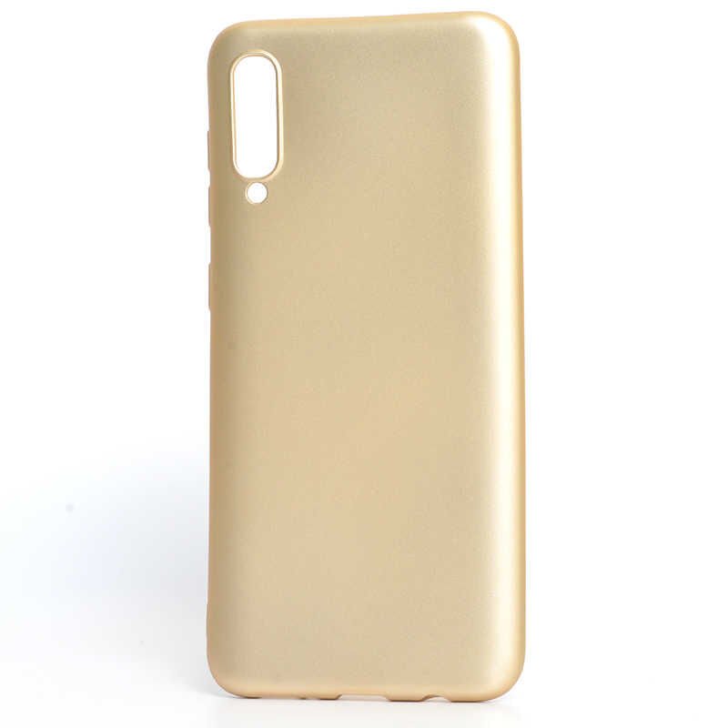 Samsung Galaxy A50 Kılıf Yumuşak Dokulu Soft Esnek İnce Mat Renkli Silikon Kapak (PREMİER) Mürdüm