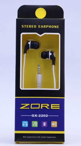 Yüksek Kalite ve Ses Performanslı Kulaklık (GX-2202 Stereo Mp3 Kulaklık Uzun Kutulu) Beyaz