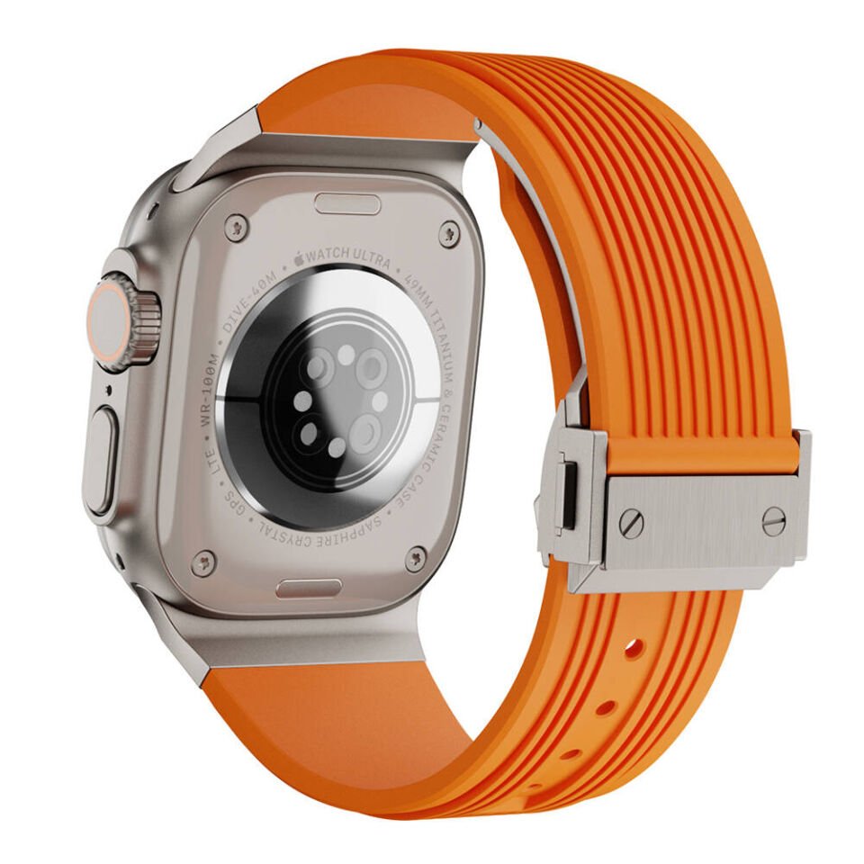 Apple Watch 42mm HEPTEKİLETİŞİM KRD-113 Spor Görünümlü Silikon Kordon