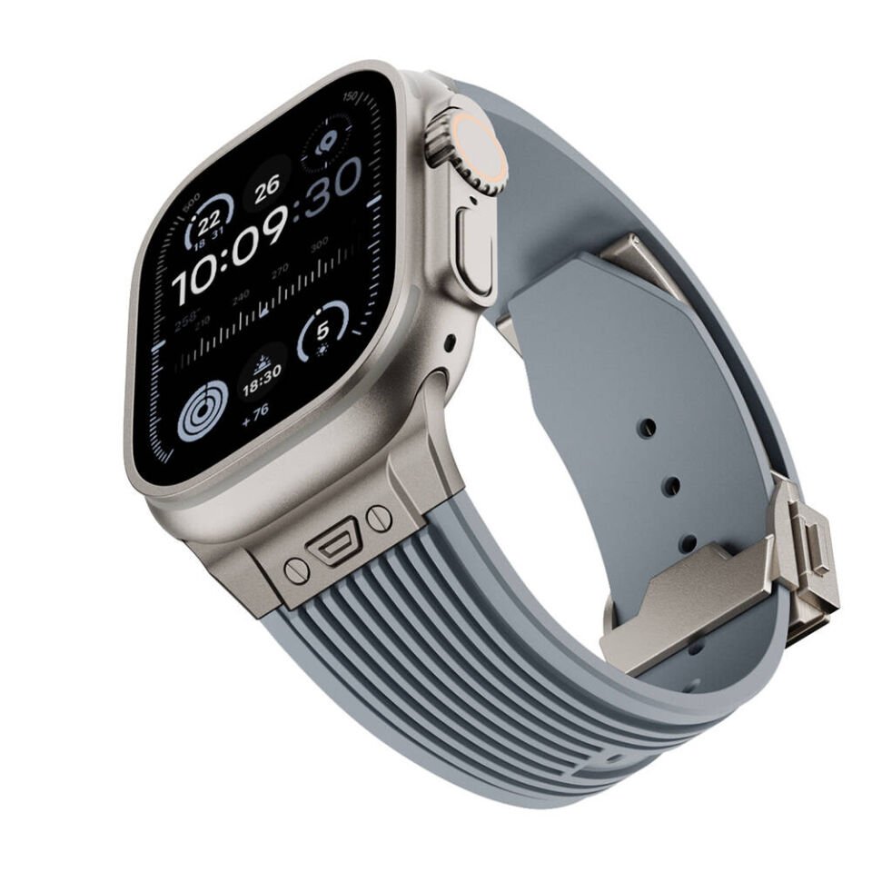 Apple Watch 42mm HEPTEKİLETİŞİM KRD-113 Spor Görünümlü Silikon Kordon
