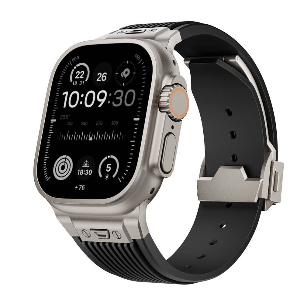 Apple Watch 42mm HEPTEKİLETİŞİM KRD-113 Spor Görünümlü Silikon Kordon