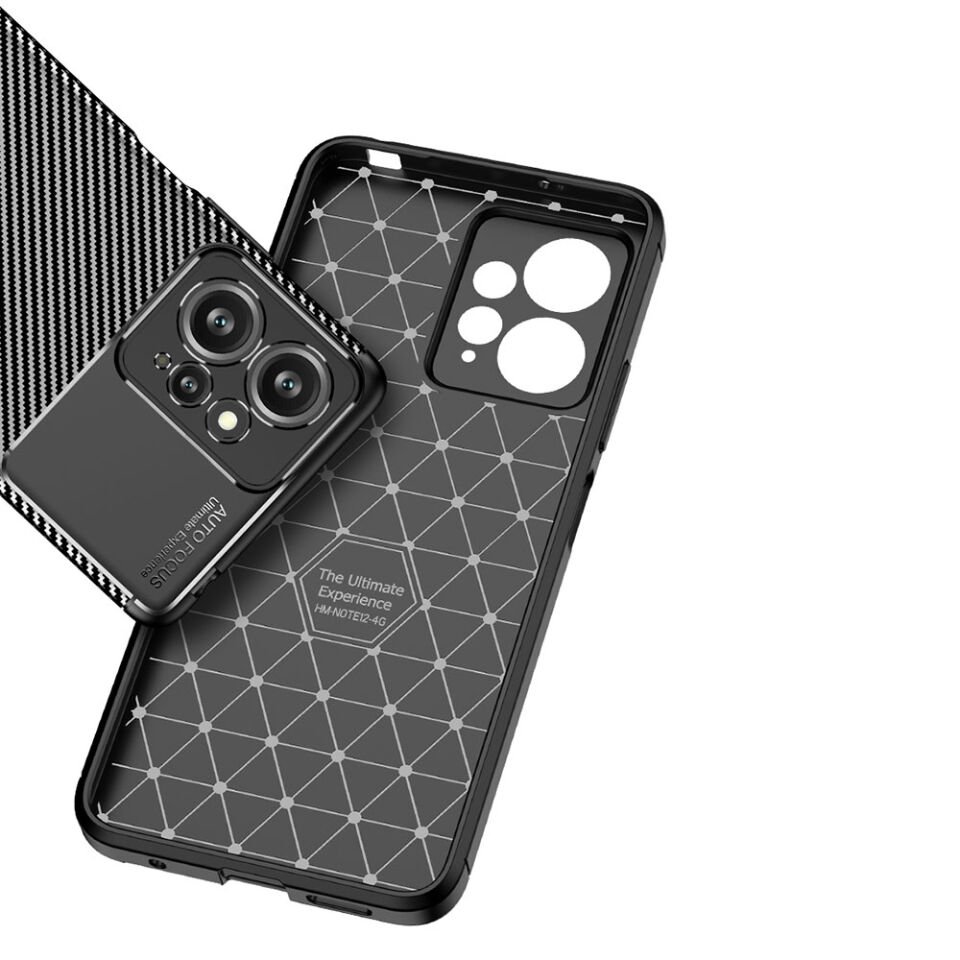 Xiaomi Redmi Note 12 4G Kılıf HEPTEKİLETİŞİM Negro Silikon Kapak