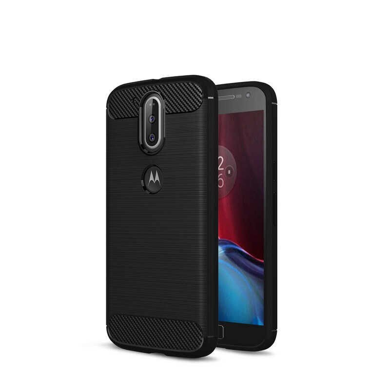 Lenovo Moto G4 Plus Kılıf Ultra Korunaklı Silikon Kapak (ROOM) Siyah
