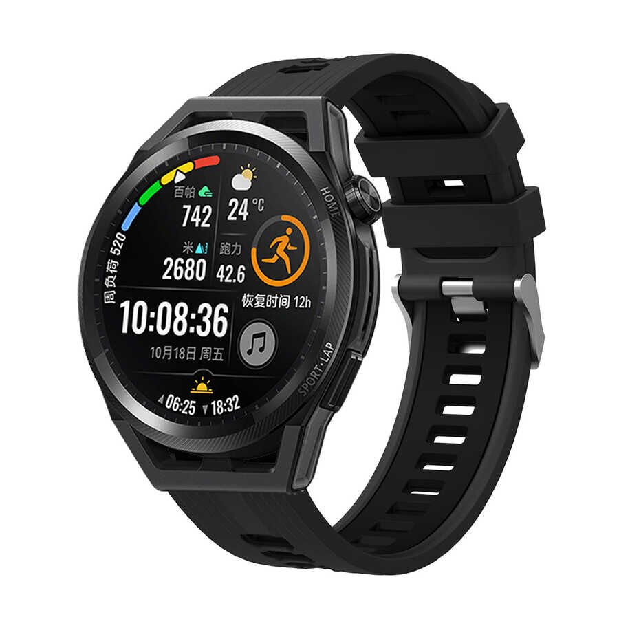 Samsung Gear S2 Silikon Kordon Esnek Yapılı Tasarım (KRD-55) Lacivert