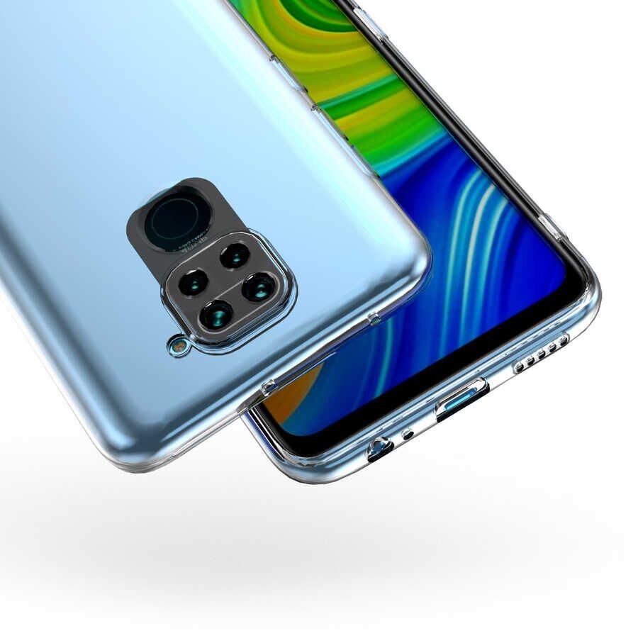 Xiaomi Redmi Note 9 Kılıf HEPTEKİLETİŞİM Kamera Korumalı Süper Silikon Kapak
