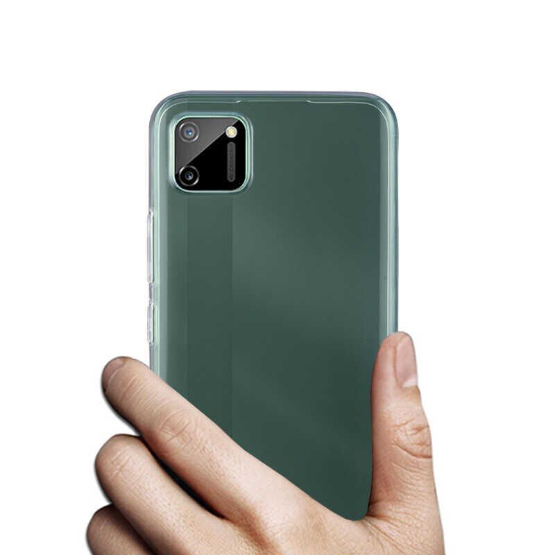 Realme C11 Kılıf HEPTEKİLETİŞİM Süper Silikon Kapak