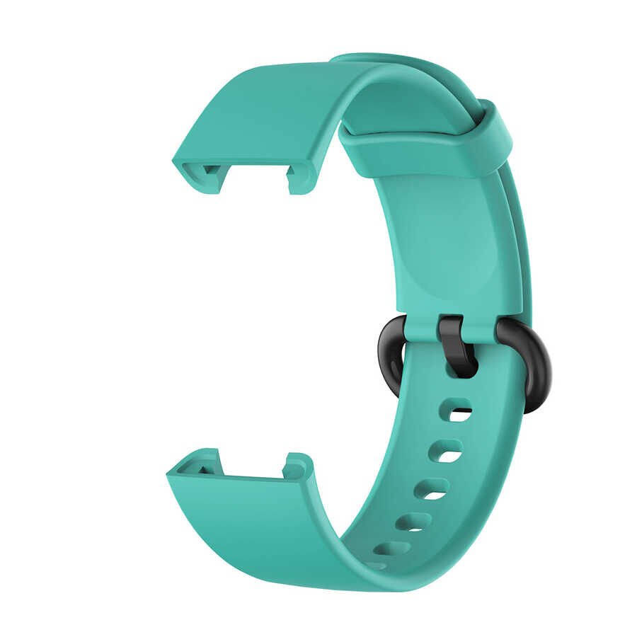 Xiaomi Redmi Watch (Mi Watch Lite) Silikon Kordon Soft ve Pürüzsüz Yüzeyli Kordon (Klasik) Turkuaz