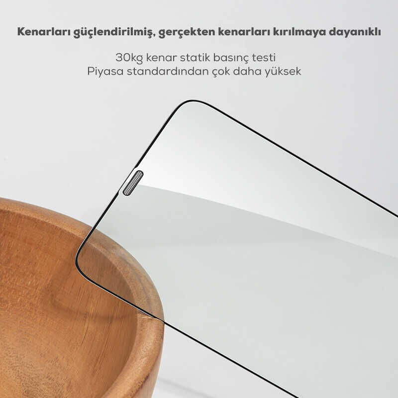 Apple iPhone 12 ​​​​Benks 0.3mm V Pro Dust Proof Green Light Ekran Koruyucu