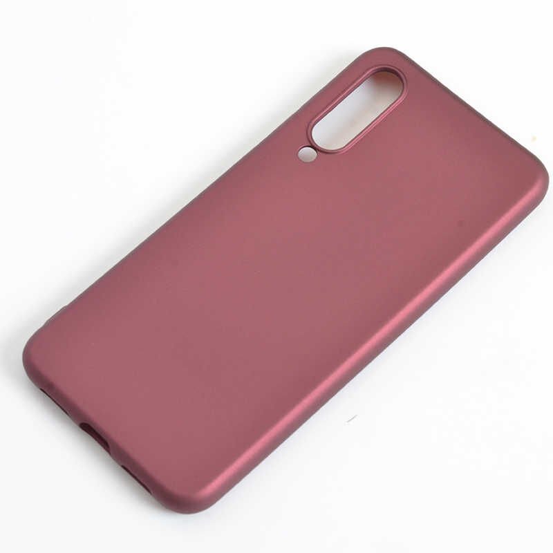 Xiaomi Mi 9 Se Kılıf Yumuşak Dokulu Soft Esnek İnce Mat Renkli Silikon Kapak (PREMİER) Saks Mavi