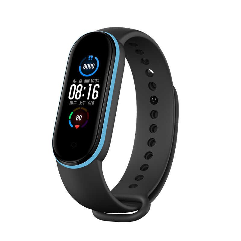 Xiaomi Mi Band 5 / 6 Silikon Kordon Esnek Yapılı (KRD-24) NO6