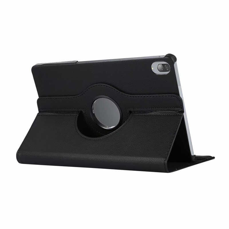 Lenovo P11 Pro Kılıf Dönebilen Standlı (D-T) Siyah