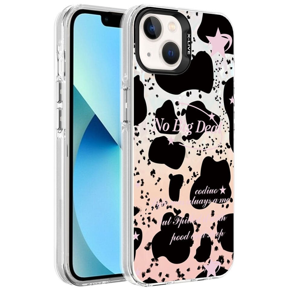 Apple iPhone 13 Kılıf Mermer Desenli HEPTEKİLETİŞİM Marbello Kapak