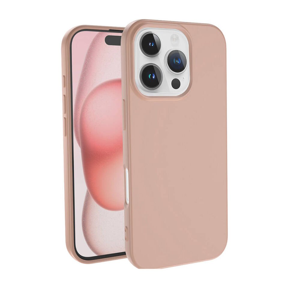Apple iPhone 16 Pro Kılıf Lansman İçi Kadife Soft Yumuşak Dokulu Liquid Silikon Kapak (LSR) Titanyum-Gri