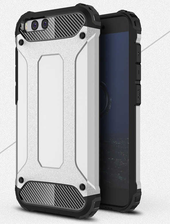 Xiaomi Mi 6 Kılıf Armor Köşe Korumalı Çift Katman Tank Zırh Kapak (CRASH) Kırmızı