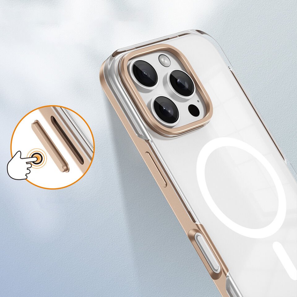 Apple iPhone 16 Pro Kılıf Magsafe Şarj Özellikli Çıkarılabilir Arka Yüzeyli HEPTEKİLETİŞİM Polar Kapak