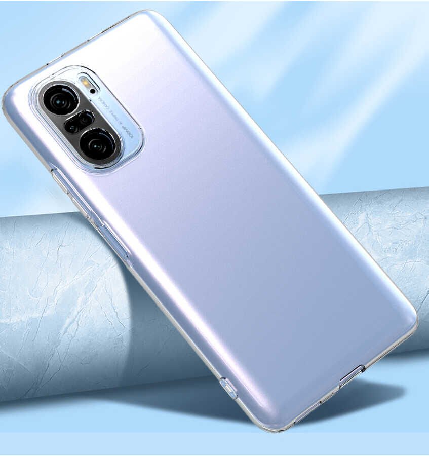 Xiaomi Redmi K40 Kılıf HEPTEKİLETİŞİM Kamera Korumalı Süper Silikon Kapak