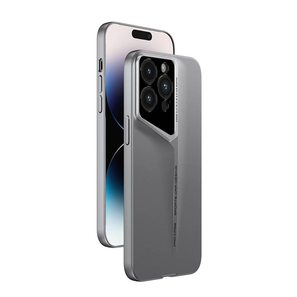 Apple iPhone 15 Pro Kılıf Ultra İnce Kamera Korumalı Sert Rubber HEPTEKİLETİŞİM Procase Kapak