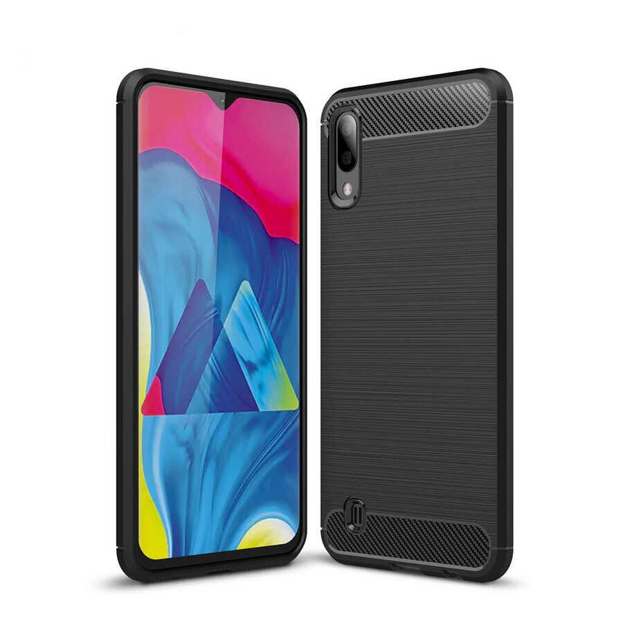 Samsung Galaxy M10 Kılıf Ultra Korunaklı Silikon Kapak (ROOM) Siyah