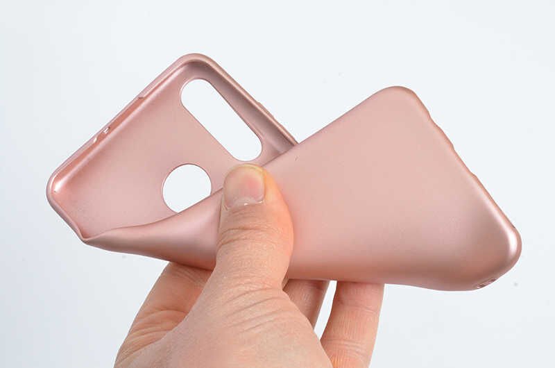 Huawei P30 Lite Kılıf Yumuşak Dokulu Soft Esnek İnce Mat Renkli Silikon Kapak (PREMİER) Siyah