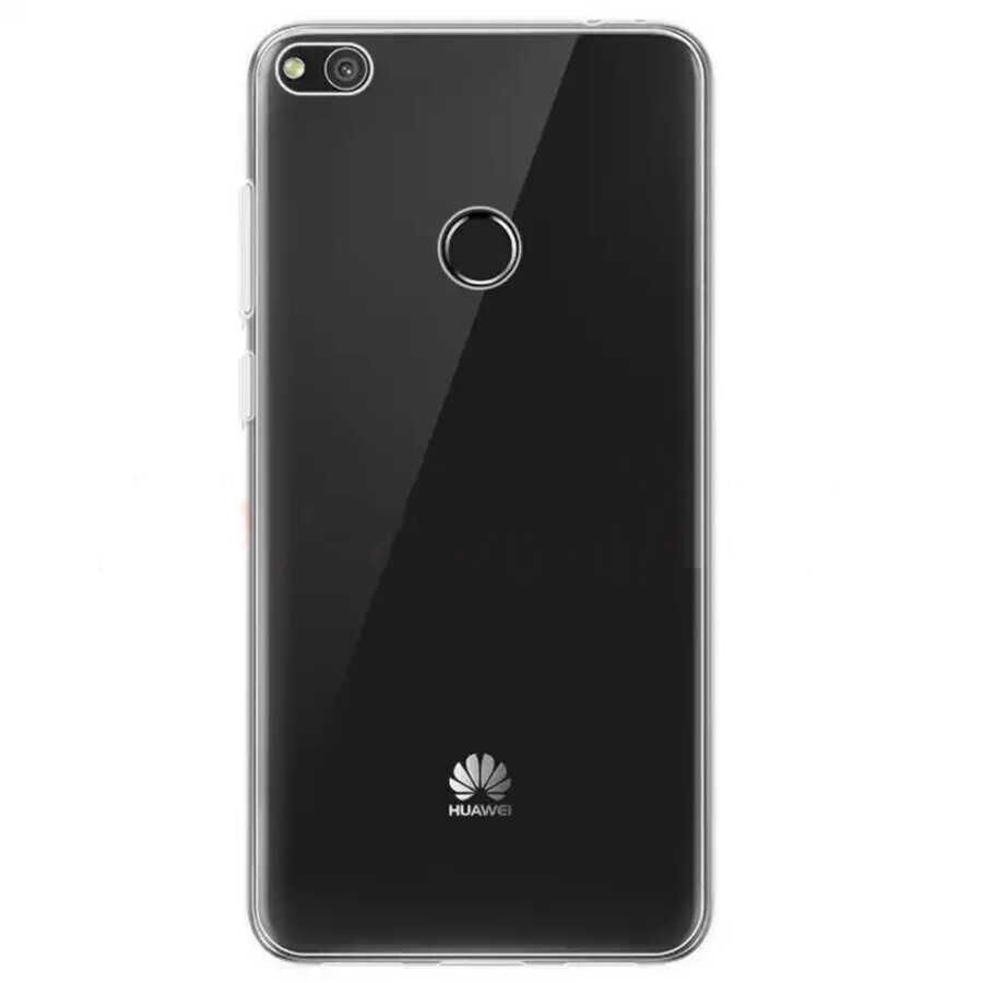 Huawei P8 Lite Şeffaf Kılıf Yumuşak İnce Tasarımlı Kapak (SÜPER) Renksiz