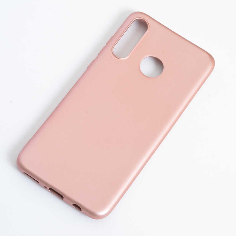 Huawei P30 Lite Kılıf Yumuşak Dokulu Soft Esnek İnce Mat Renkli Silikon Kapak (PREMİER) Kırmızı