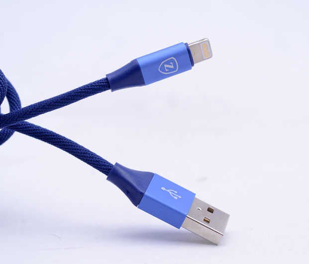 Metal Uçlu Lightning Usb Kablo Kırmızı