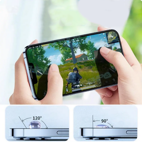 Apple iPhone 13 ​​​​​​​​​​​​​​​​​​​​​​​​HEPTEKİLETİŞİM Darbeye Dayanıklı Anti Statik Temperli Cam Ekran Koruyucu