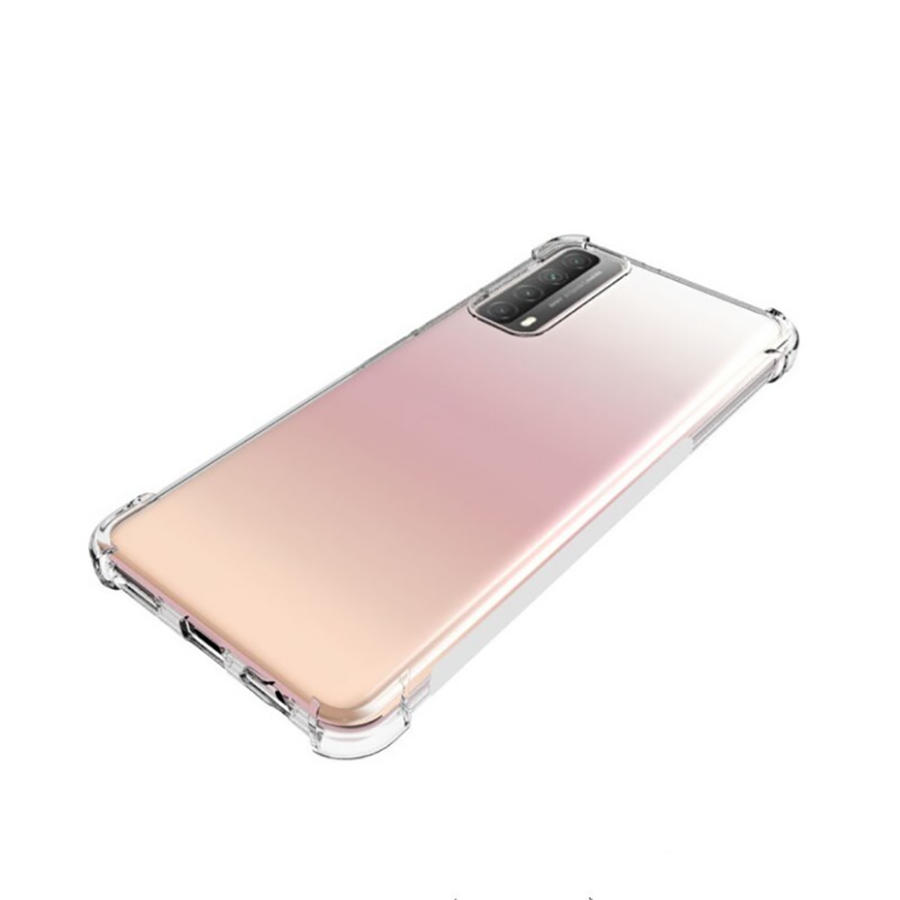 Huawei P Smart 2021 Şeffaf Kılıf Köşelerde Darbelere Karşı Ultra Kalınlık (ANTİSHOCK) Renksiz