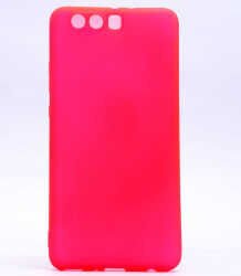 Huawei P10 Kılıf Yumuşak Dokulu Soft Esnek İnce Mat Renkli Silikon Kapak (PREMİER) Pembe
