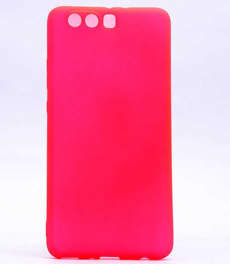 Huawei P10 Kılıf Yumuşak Dokulu Soft Esnek İnce Mat Renkli Silikon Kapak (PREMİER) Pembe