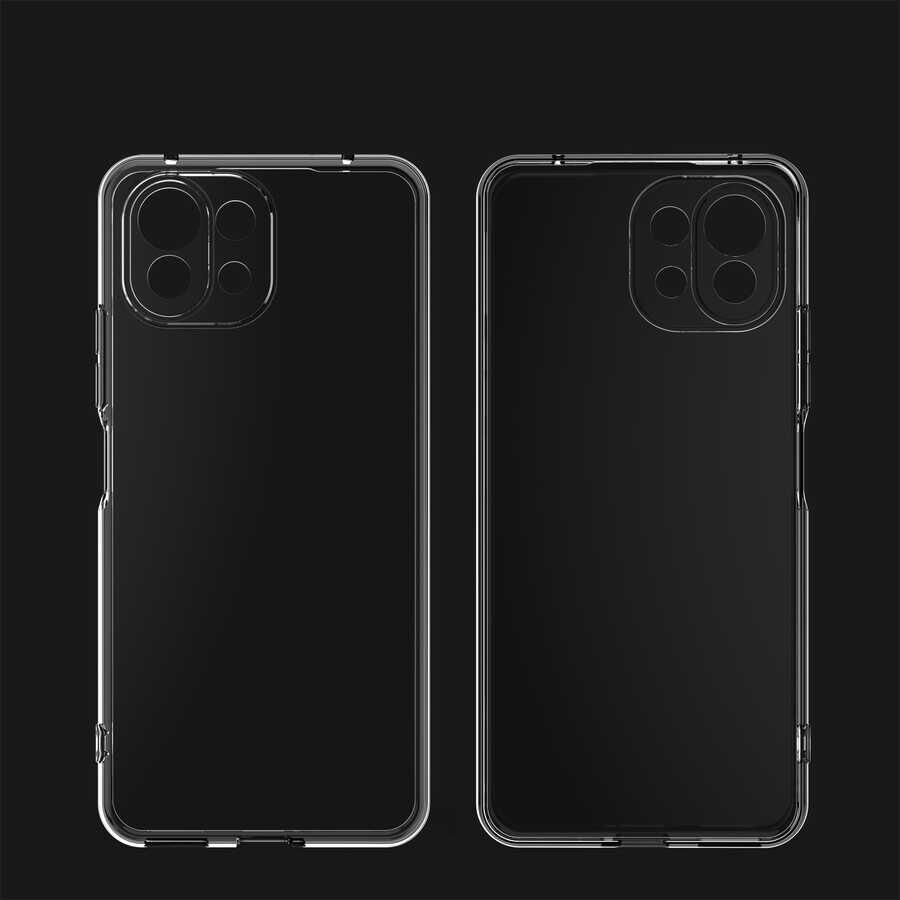 Xiaomi Mi 11 Kılıf HEPTEKİLETİŞİM Kamera Korumalı Süper Silikon Kapak