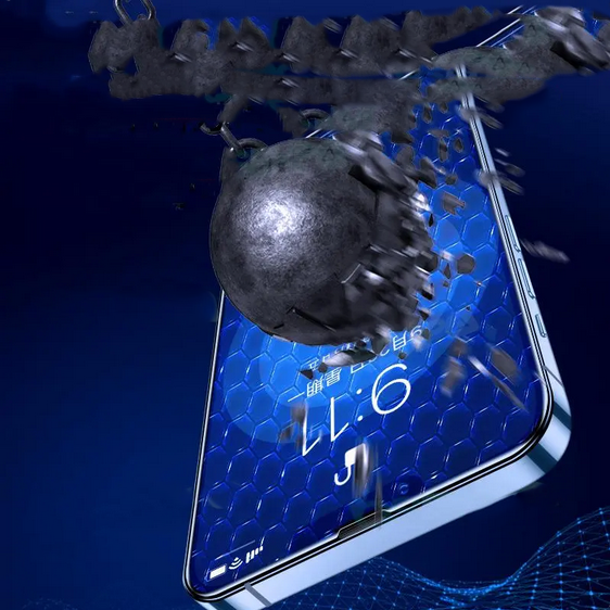 Apple iPhone 14 ​​​​​​​​​​​​​​​​​​​​​​​​HEPTEKİLETİŞİM Darbeye Dayanıklı Anti Statik Temperli Cam Ekran Koruyucu