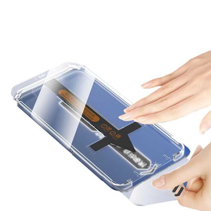 Apple iPhone 14 HEPTEKİLETİŞİM Süper Fast Anti-Dust Toz Önleyici Temperli Ekran Koruyucu