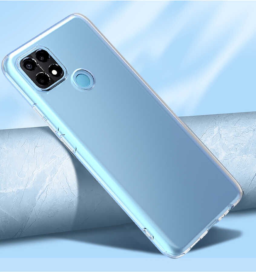 Oppo A15S Kılıf HEPTEKİLETİŞİM Kamera Korumalı Süper Silikon Kapak