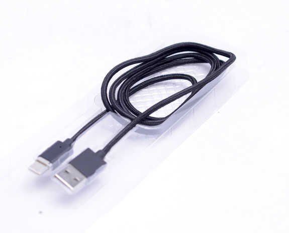 Metal Manyetic Uçlu Lightning Usb Kablo Gri