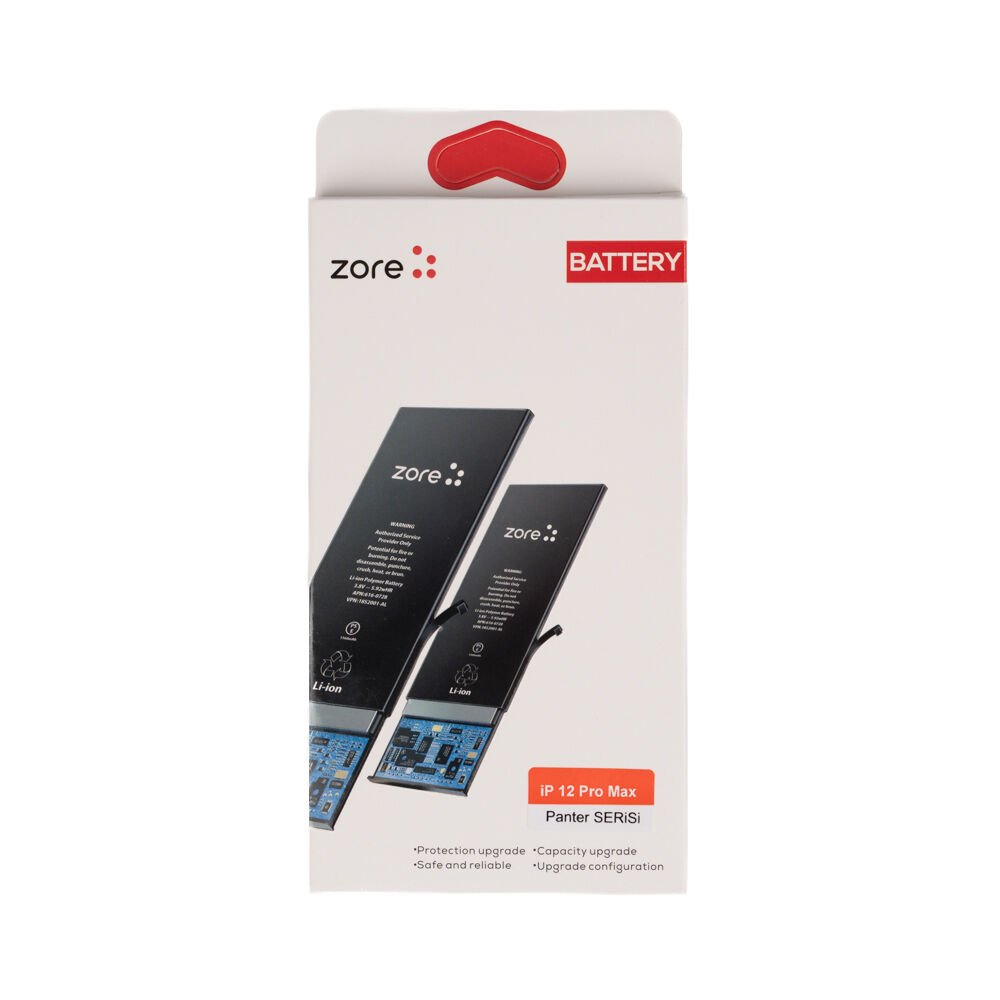 Apple iPhone 12 Pro Max Zore Panter Serisi Batarya