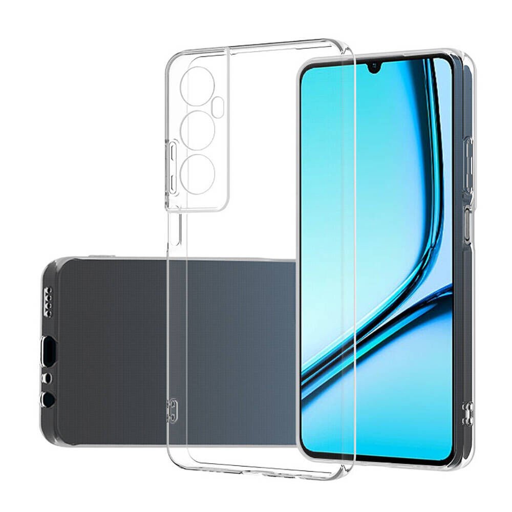Realme C65 4G Şeffaf Kılıf Yumuşak İnce Tasarımlı Kapak (SÜPER) Şeffaf