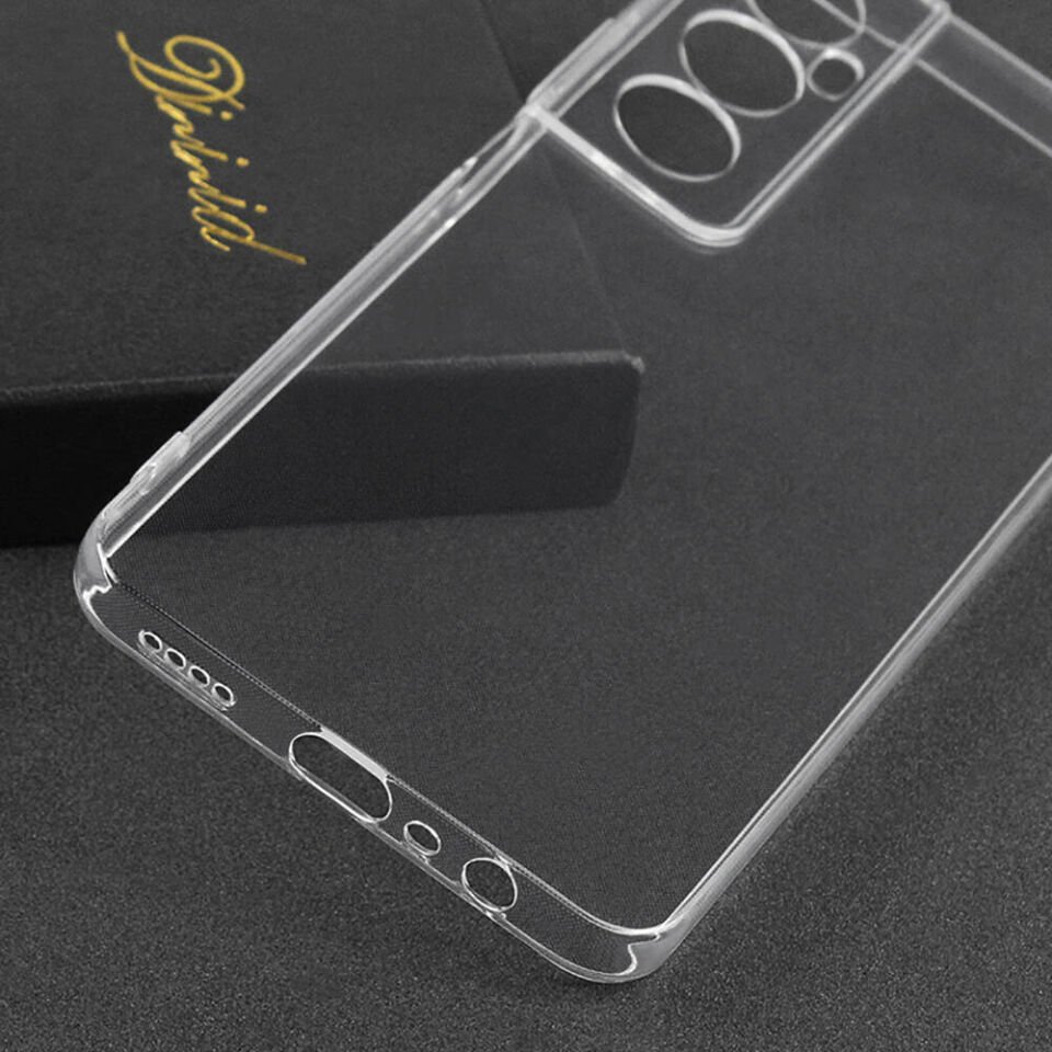 Realme C65 4G Şeffaf Kılıf Yumuşak İnce Tasarımlı Kapak (SÜPER) Şeffaf