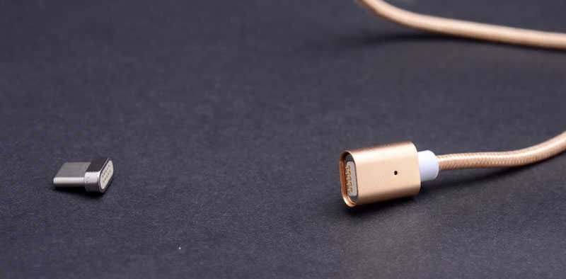 Type-c Mıknatıslı Usb Kablo Gri