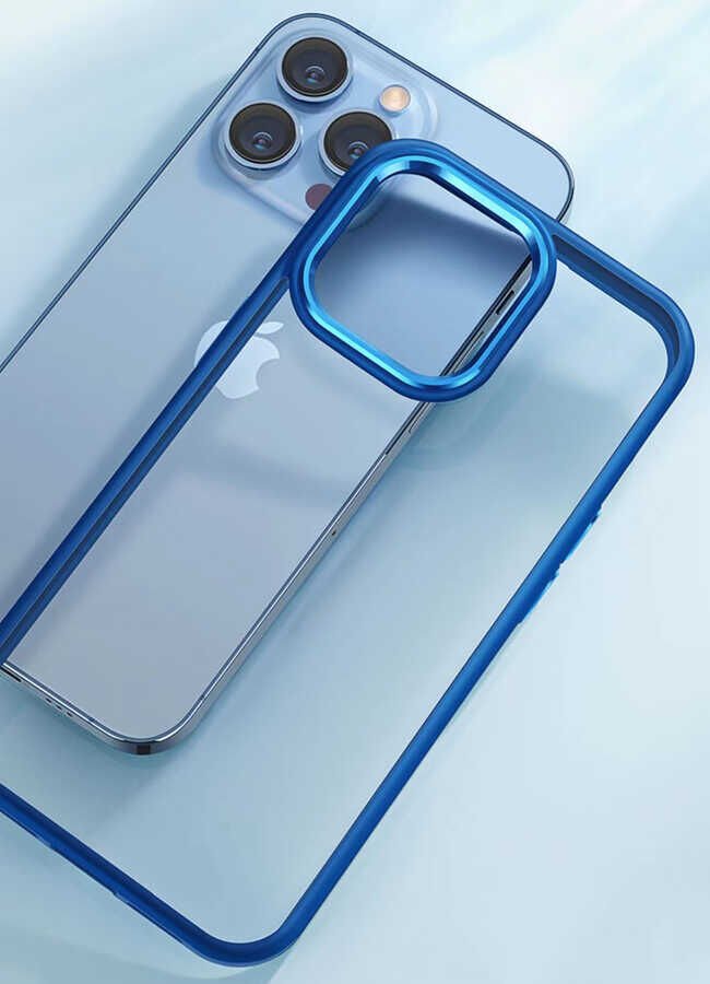 Apple iPhone 12 Pro Max Kılıf HEPTEKİLETİŞİM Krom Kapak