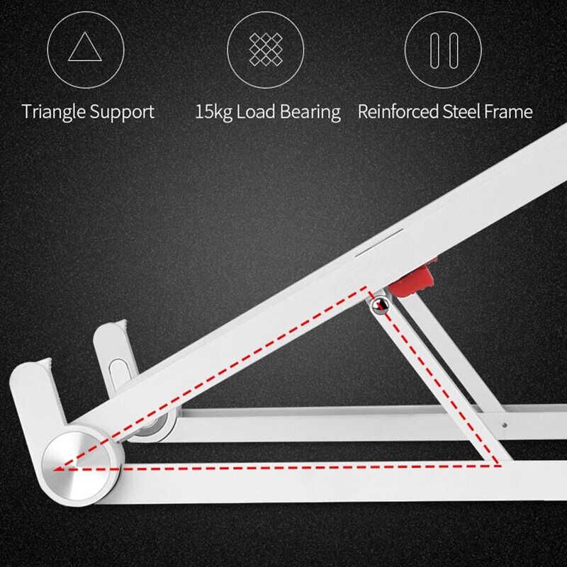 Laptop Standı Ayarlanabilir Dizüstü (Xgear X1) Beyaz