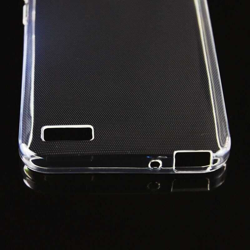 Huawei Ascend G8 Şeffaf Kılıf Yumuşak İnce Tasarımlı Kapak (SÜPER) Renksiz