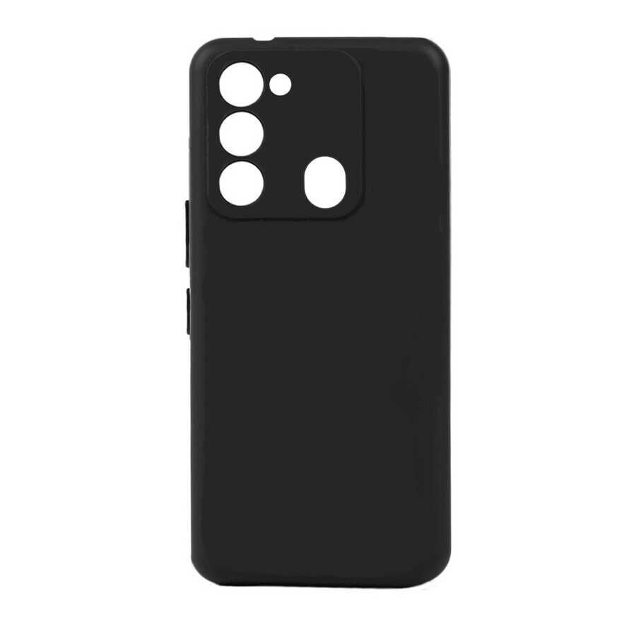 Tecno Spark 8C Kılıf Kamera Korumalı Esnek Renkli Silikon Kapak (Biye) Kırmızı
