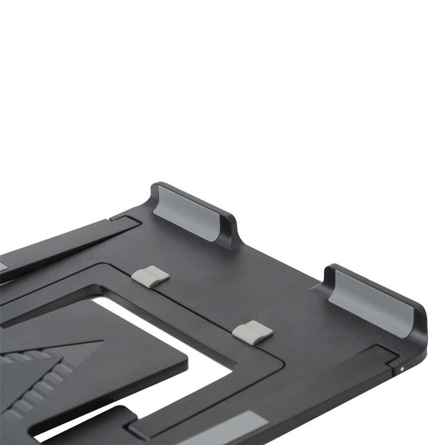 Laptop Standı Ayarlanabilir Kaymaz Silikon Malzemeden Üretilmiştir (F28) Beyaz